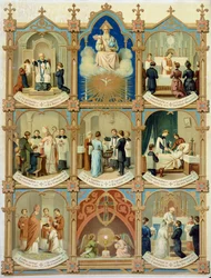 Les sept sacrements